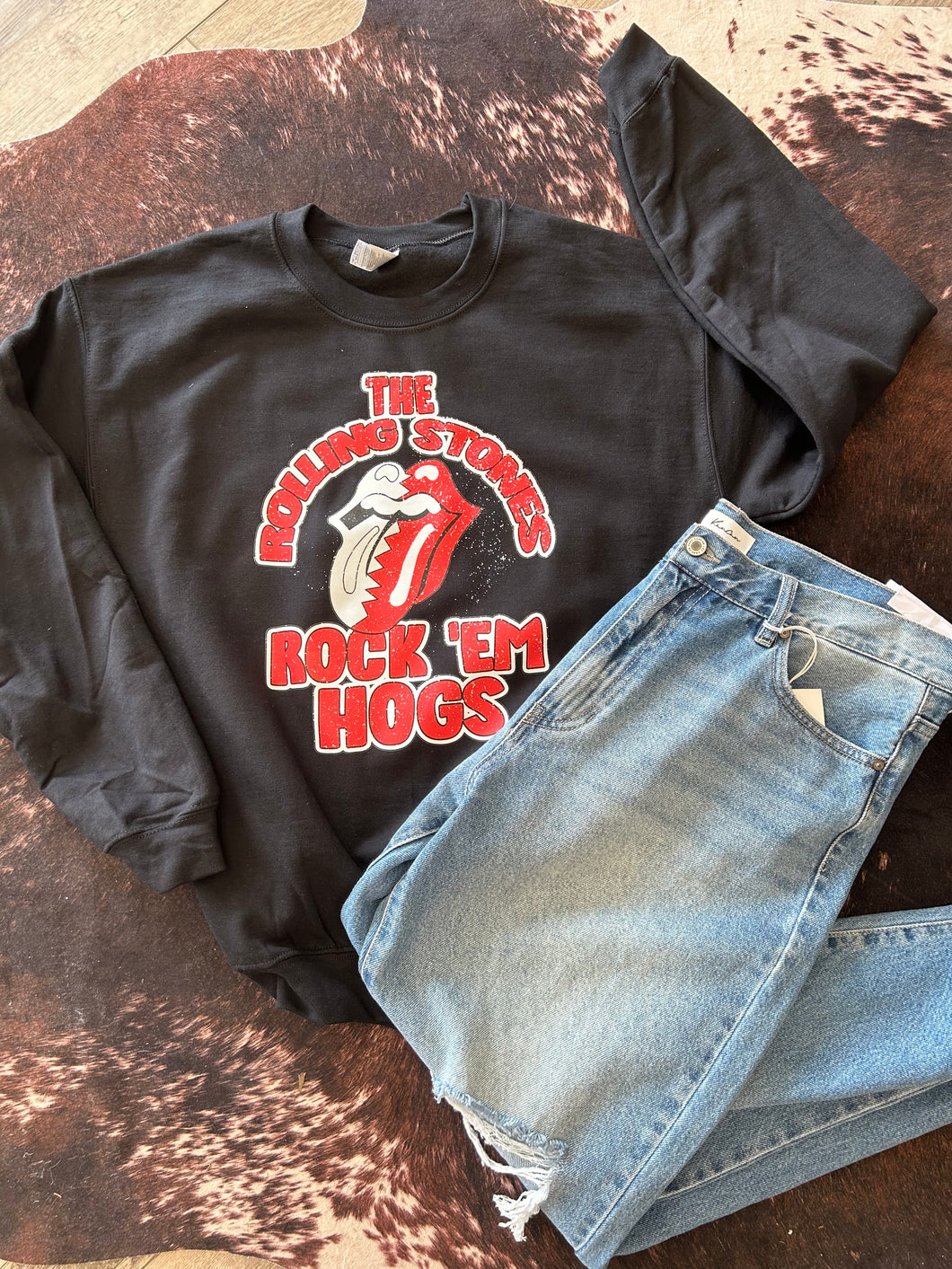 Rock Em Hogs Graphic Sweatshirt