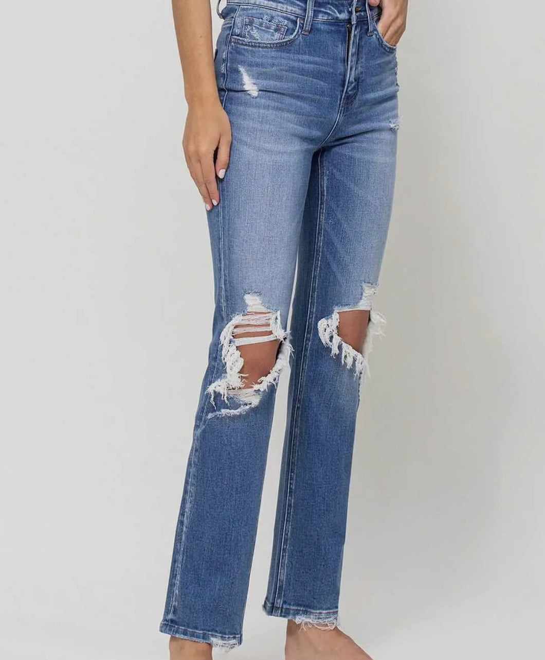 Flying Monkey High Rise Stretch Jeans