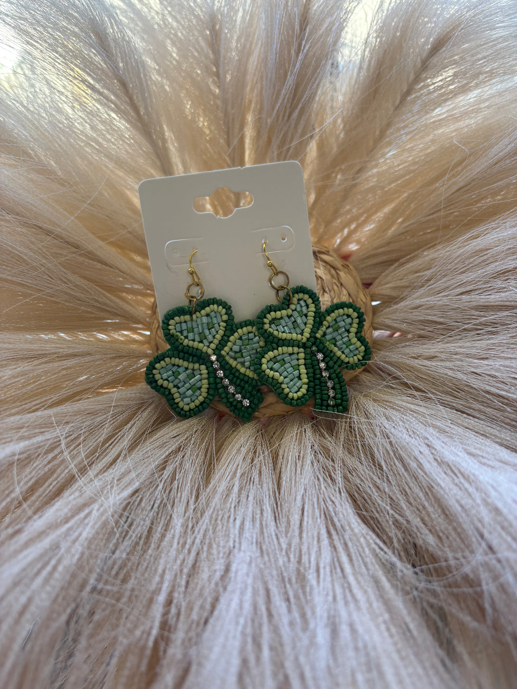 Clover Beaded Earrings