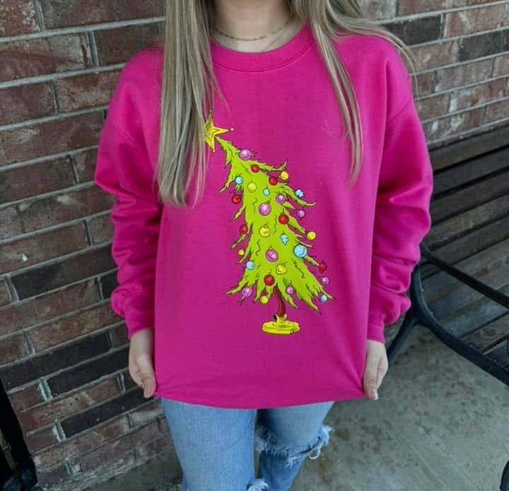 Funky Tree Graphic Sweatshirt