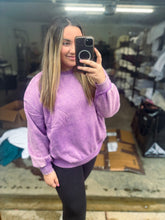 Load image into Gallery viewer, Lavender Mineral Wash Pullover
