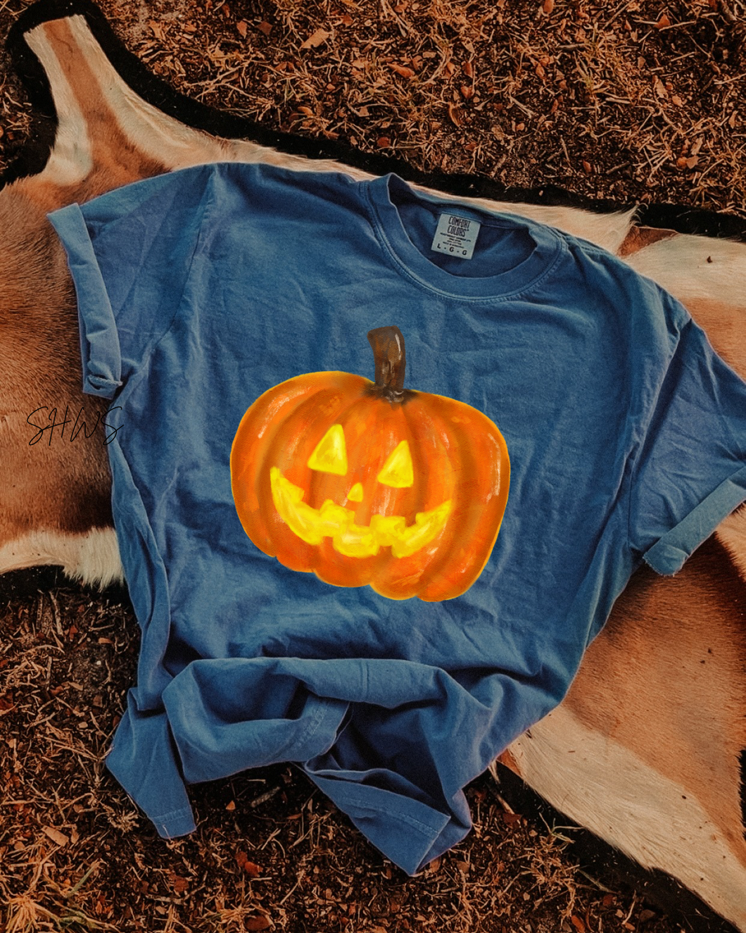 Pumpkin Watercolor Graphic Tee