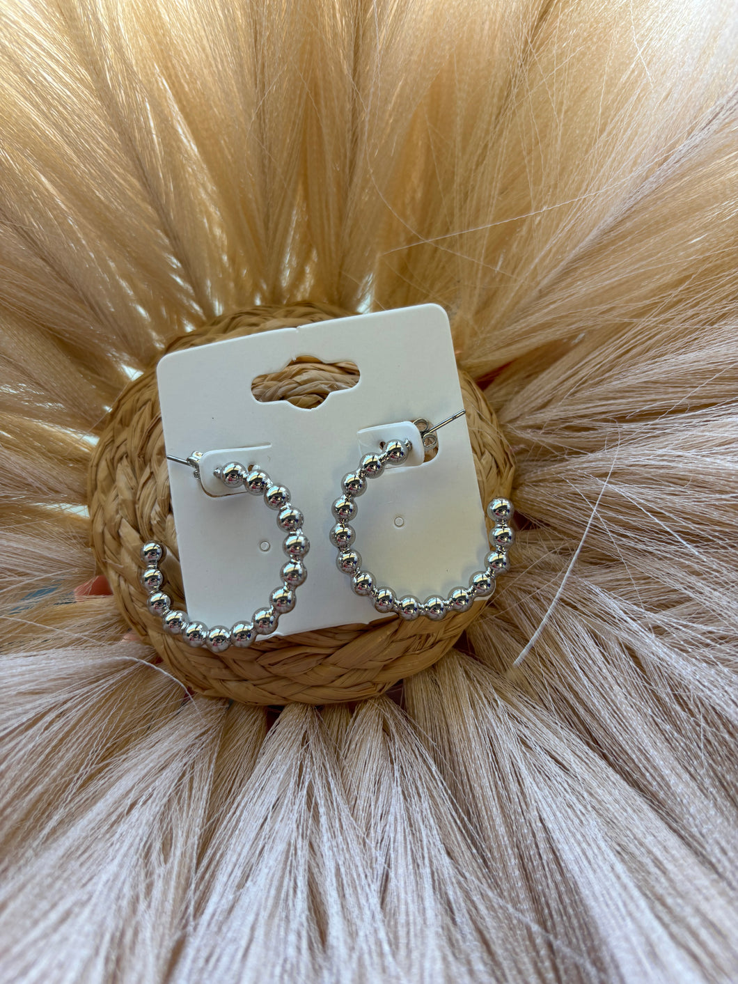Western Silvertone Hoops
