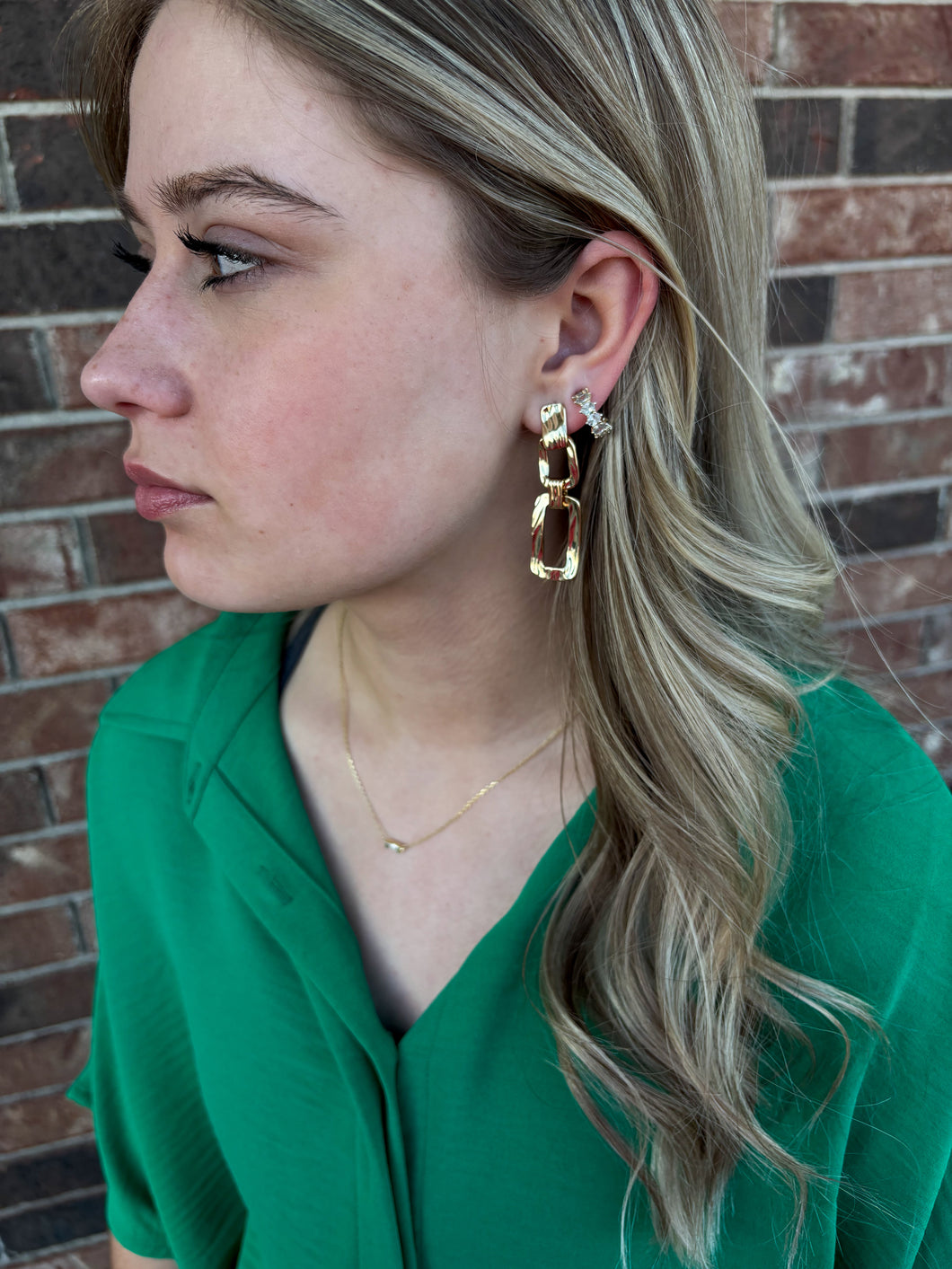 Gold Dangle Earrings