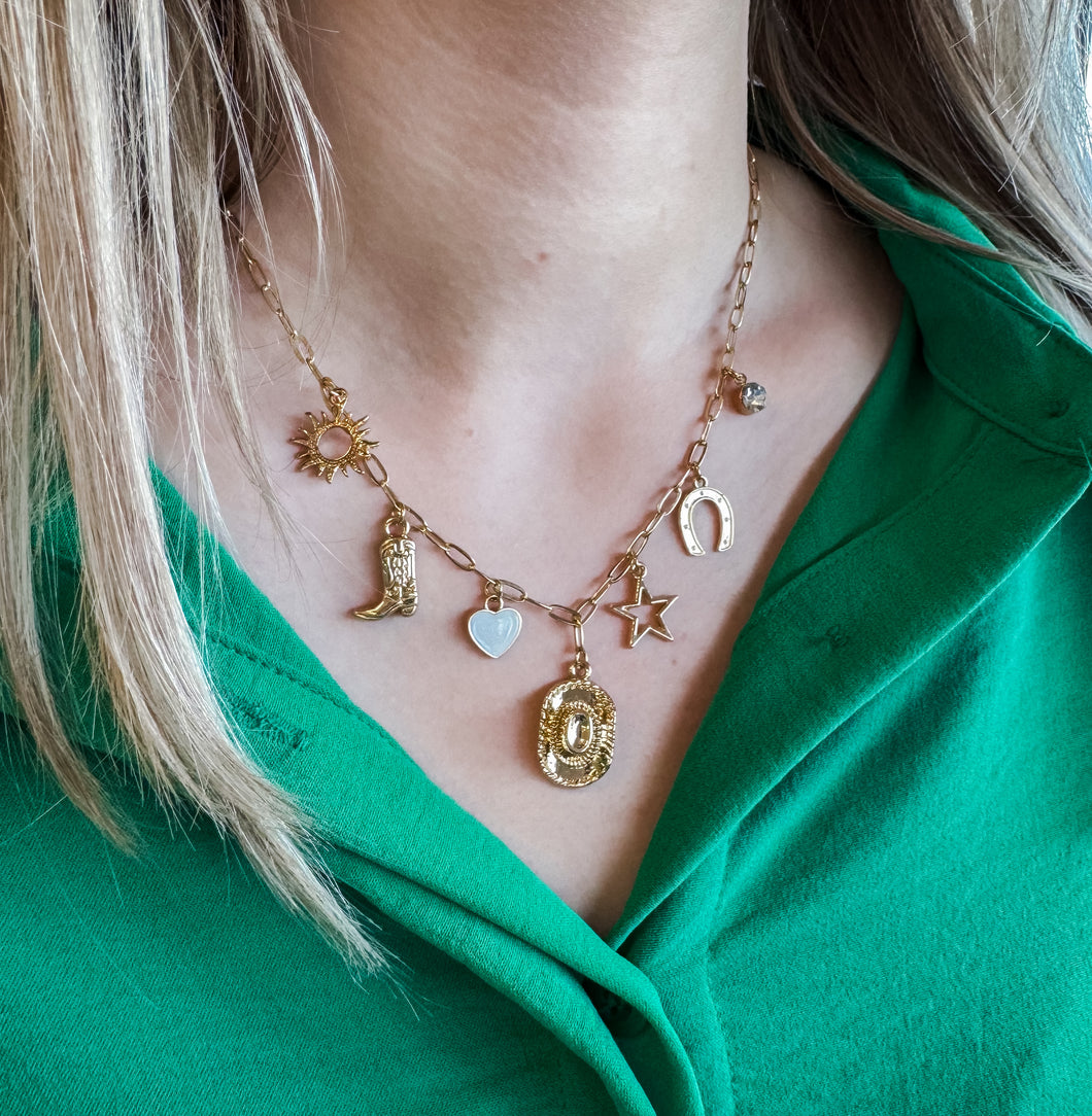 Way Out West Charm Necklace