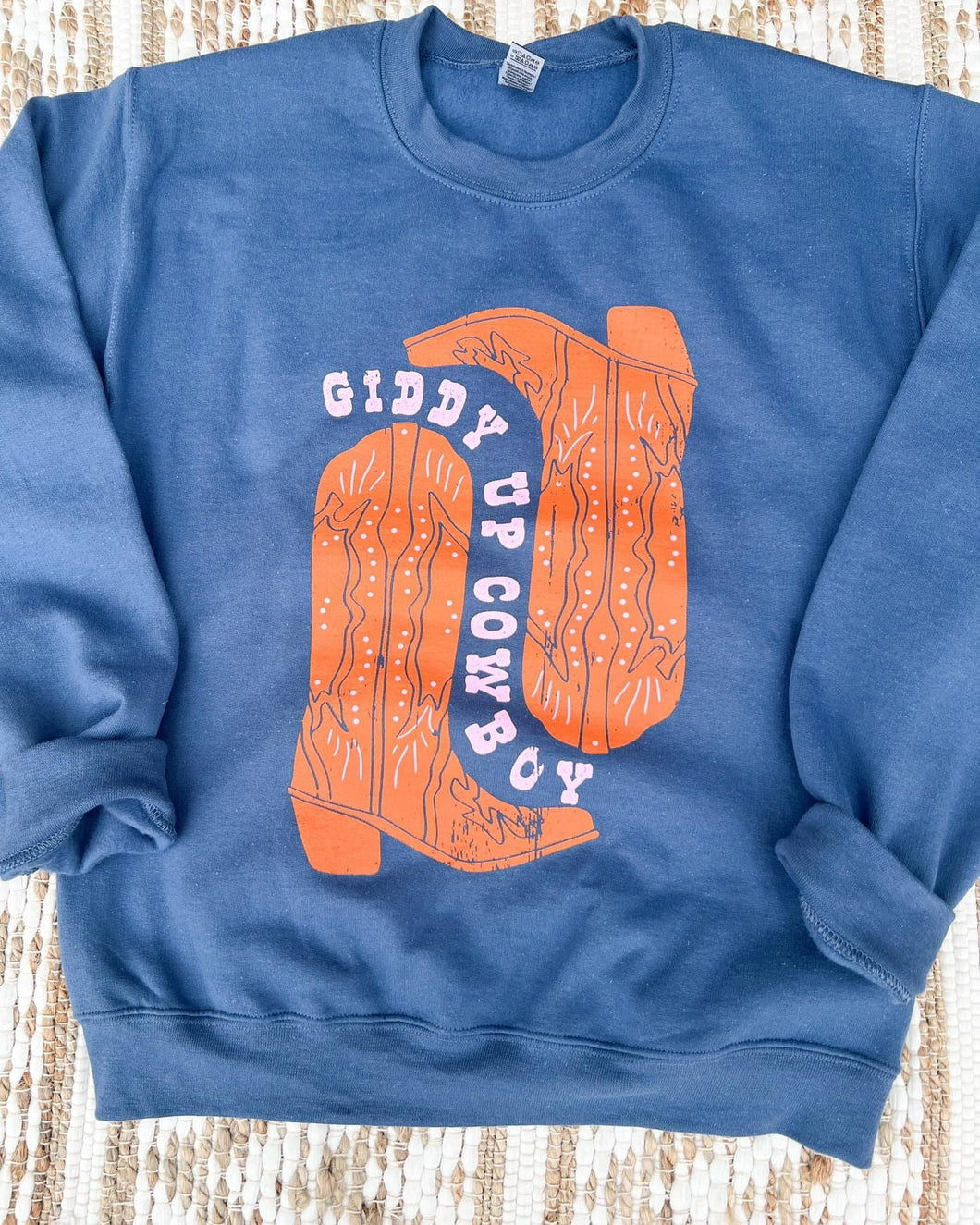 Giddy Up Cowboy Graphic Sweatshirt